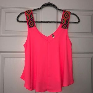 Neon summer tank top